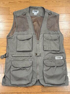 Vintage Domke PhoTOGS Vest Professional Photographer Fishing Hunting Field Sz M